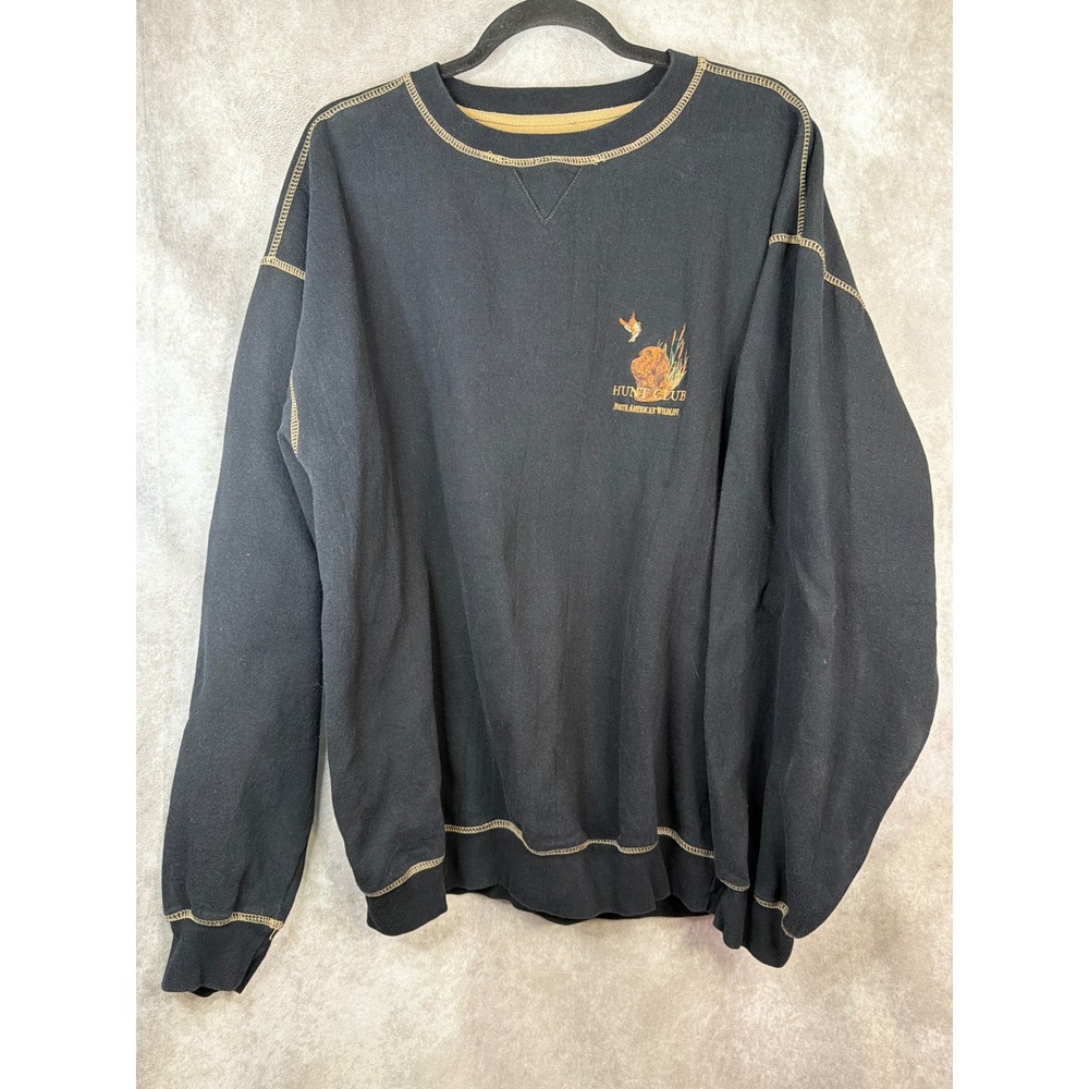 Buckhorn River Hunt Club North American Wildlife Embroidered‎ Mens XXL Black